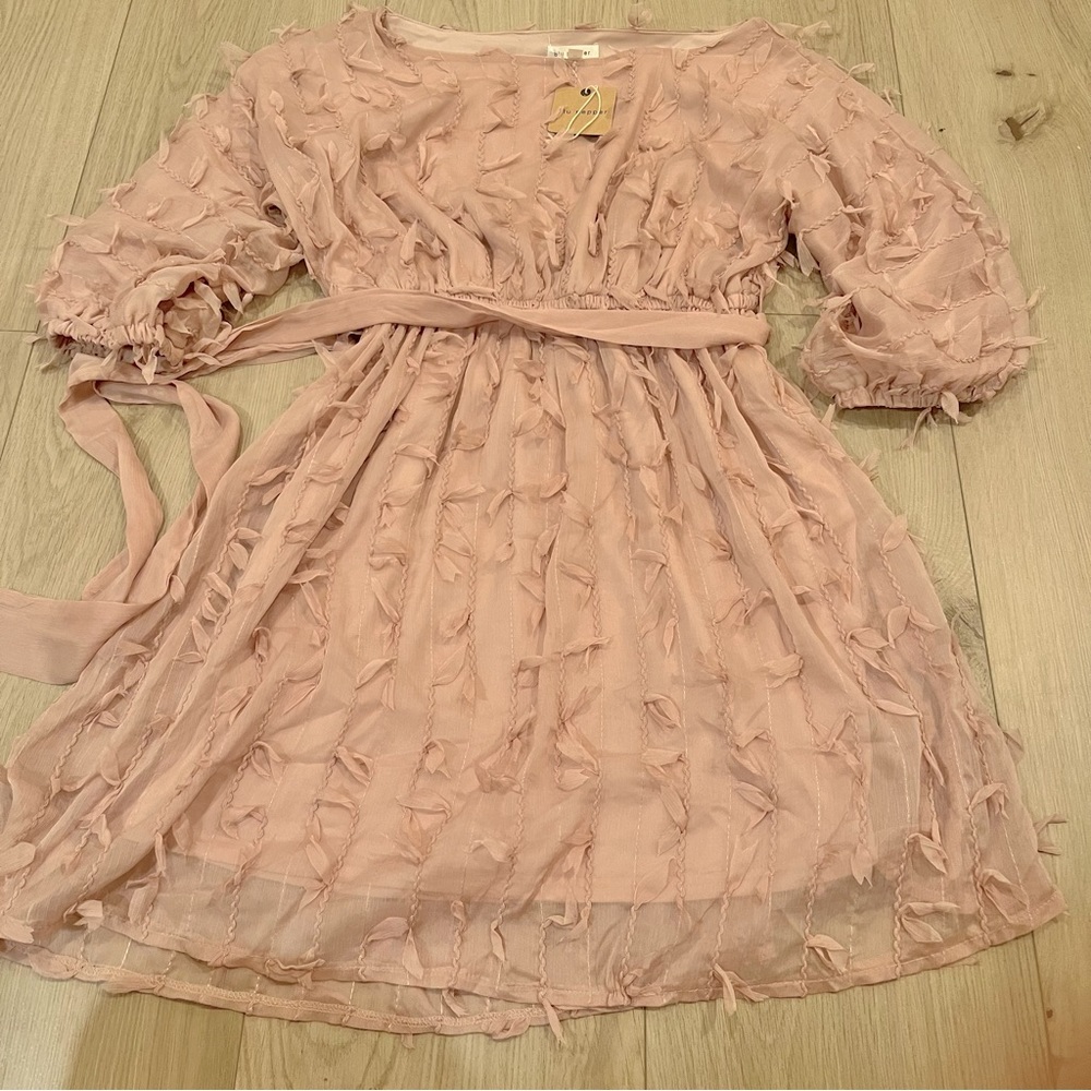 Blu Pepper size M pink dress